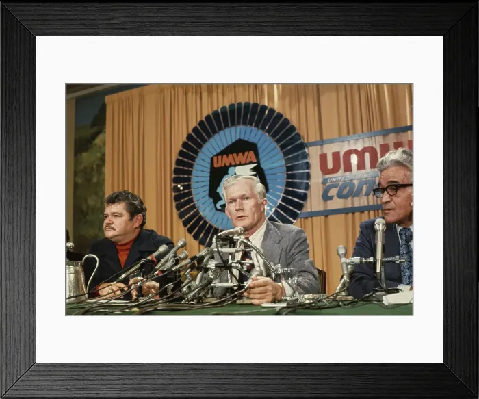 Framed Print : Labor Leader Arnold Miller