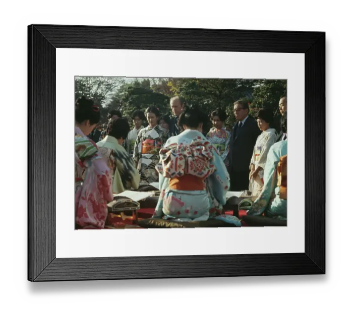 Framed Print : Ford And Kissinger In Japan Framed Print : Ford And Kissinger In Japan