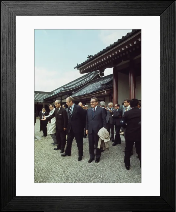 Framed Print : US President Gerald Ford In Japan Framed Print : US President Gerald Ford In Japan