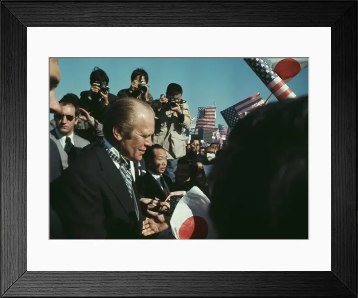 Framed Print : President Ford In Japan Framed Print : President Ford In Japan
