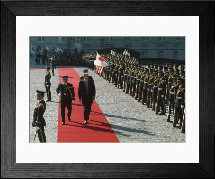 Framed Print : US President Gerald Ford In Japan Framed Print : US President Gerald Ford In Japan
