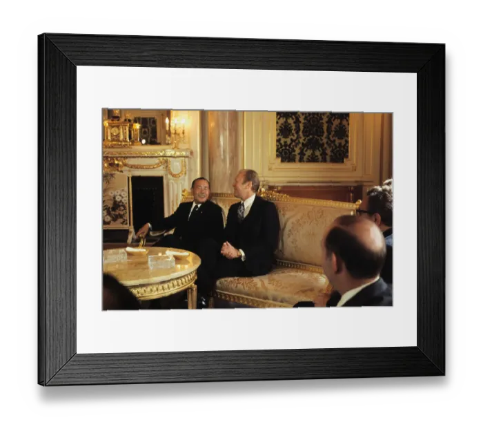 Framed Print : President Ford Speaking with Kakuei Tanaka Framed Print : President Ford Speaking with Kakuei Tanaka