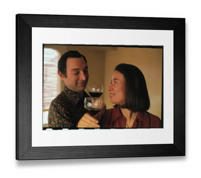 Framed Print : Ruth and Michael Harris Enjoying Wine Together Framed Print : Ruth and Michael Harris Enjoying Wine Together