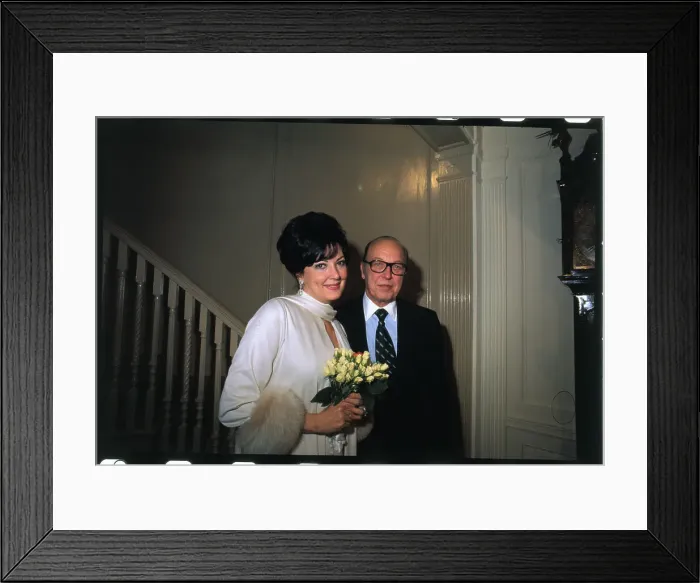Framed Print : Anna Moffo and Robert W. Sarnoff Smiling Together Framed Print : Anna Moffo and Robert W. Sarnoff Smiling Together