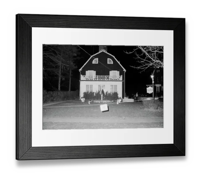 Framed Print : Exterior View of DeFeo Home in Amityville Framed Print : Exterior View of DeFeo Home in Amityville