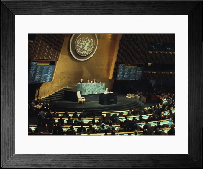 Framed Print : Yasser Arafat At United Nations Framed Print : Yasser Arafat At United Nations