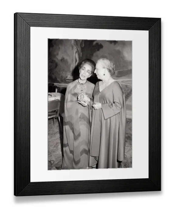 Framed Print : Agnes de Mille Presents Award to Martha Graham Framed Print : Agnes de Mille Presents Award to Martha Graham