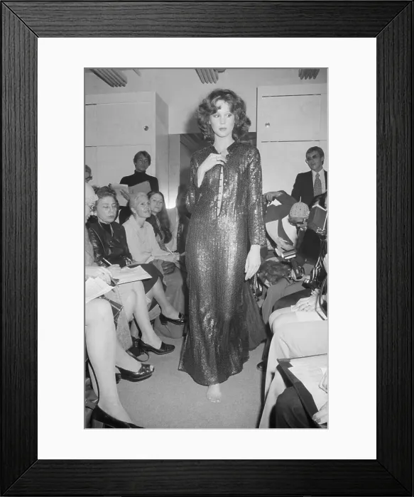 Framed Print : Halston Fashion Show Framed Print : Halston Fashion Show