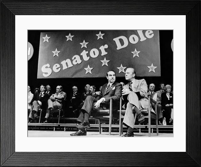 Framed Print : Bob Dole and Gerald Ford Framed Print : Bob Dole and Gerald Ford