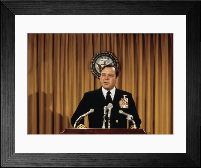 Framed Print : Admiral James L Holloway Framed Print : Admiral James L Holloway