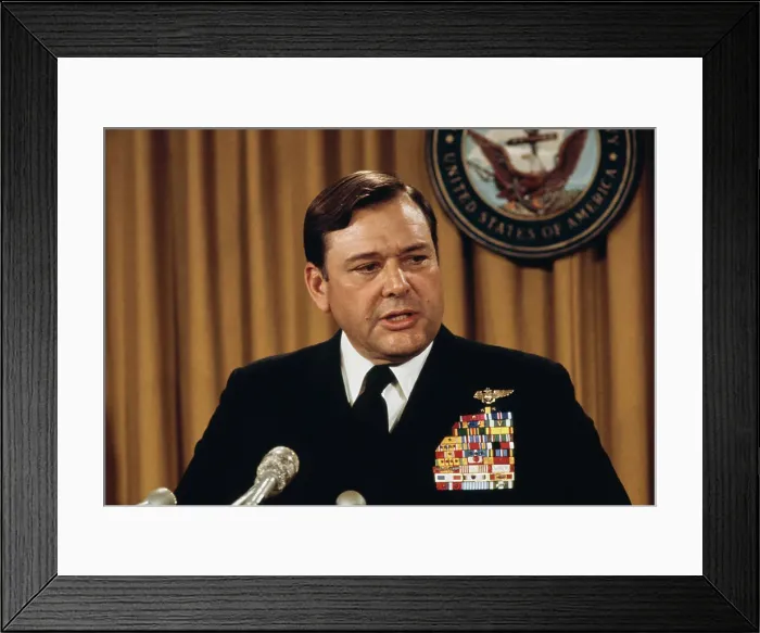 Framed Print : Admiral James L Holloway Framed Print : Admiral James L Holloway