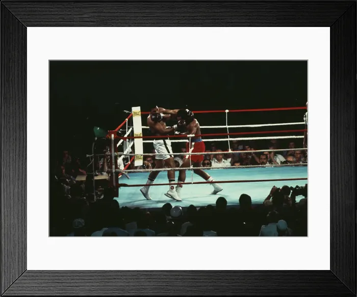 Framed Print : Muhammad Ali Vs George Foreman
