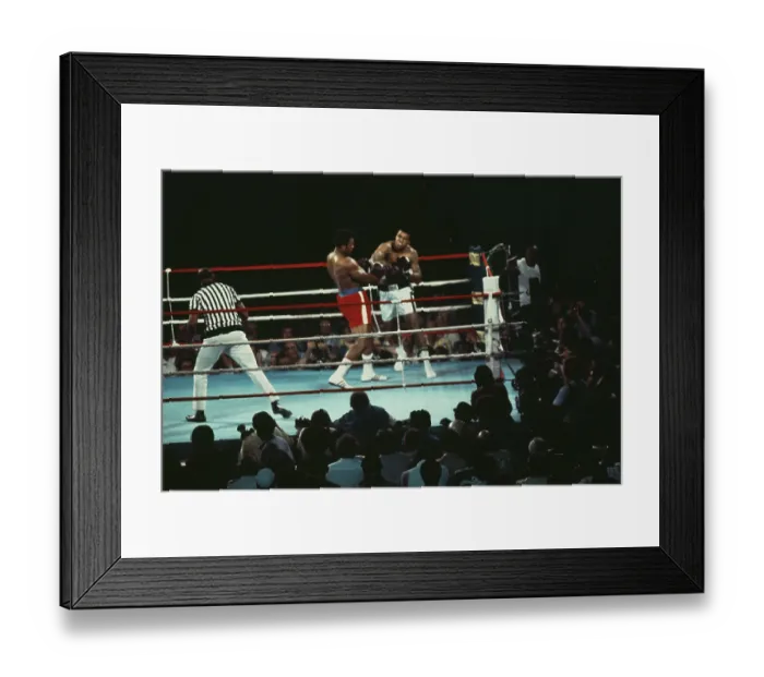 Framed Print : Muhammad Ali Vs George Foreman Framed Print : Muhammad Ali Vs George Foreman