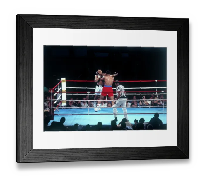 Framed Print : Muhammad Ali Boxing George Foreman