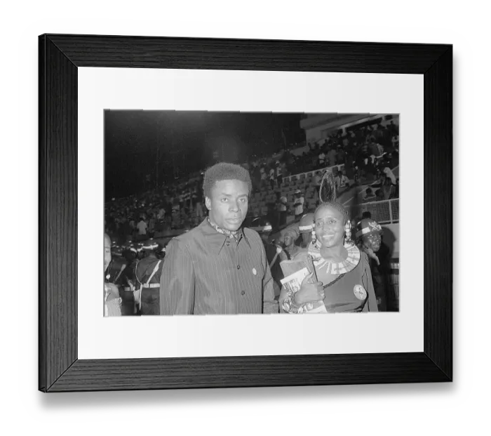 Framed Print : Stokely Carmichael and Miriam Makeba Framed Print : Stokely Carmichael and Miriam Makeba