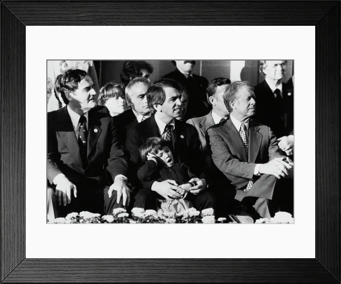 Framed Print : US President Carter At Massachusetts Rally Framed Print : US President Carter At Massachusetts Rally