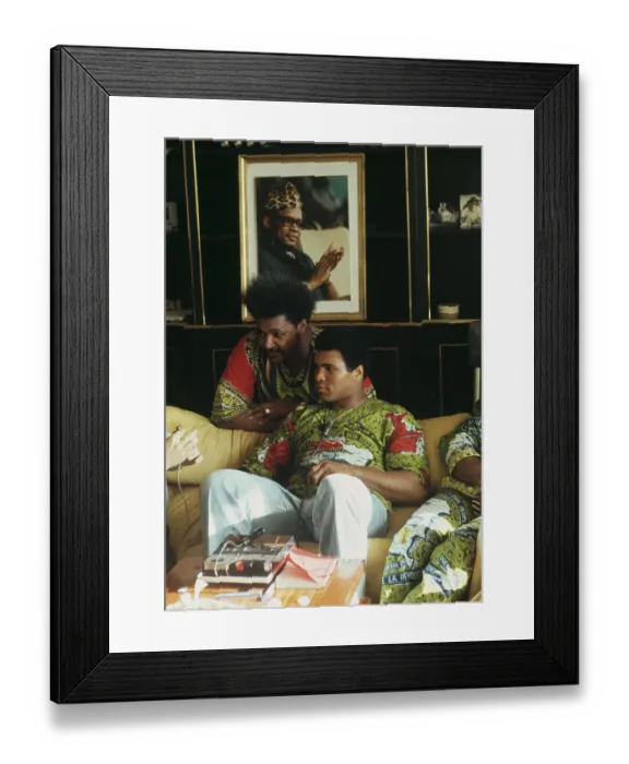 Framed Print : Muhammad Ali Ahead Of Rumble In The Jungle