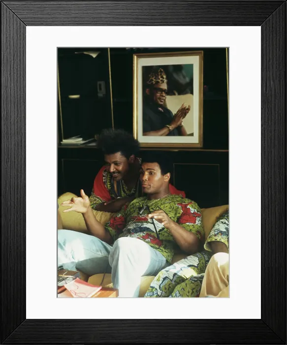 Framed Print : Muhammad Ali Ahead Of Rumble In The Jungle Framed Print : Muhammad Ali Ahead Of Rumble In The Jungle