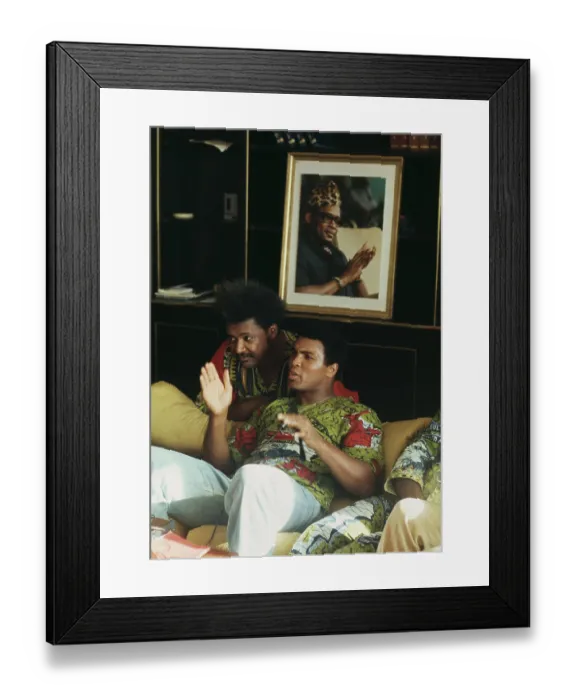 Framed Print : Muhammad Ali Ahead Of Rumble In The Jungle