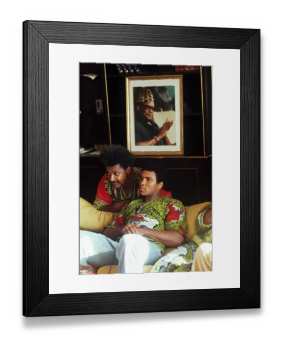 Framed Print : Boxer Muhammad Ali with Promotor Don King Framed Print : Boxer Muhammad Ali with Promotor Don King