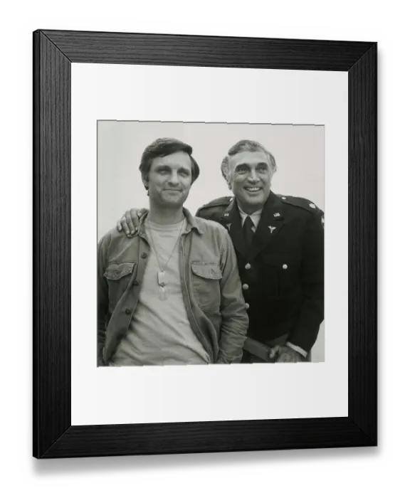Framed Print : Alan and Robert Alda Framed Print : Alan and Robert Alda