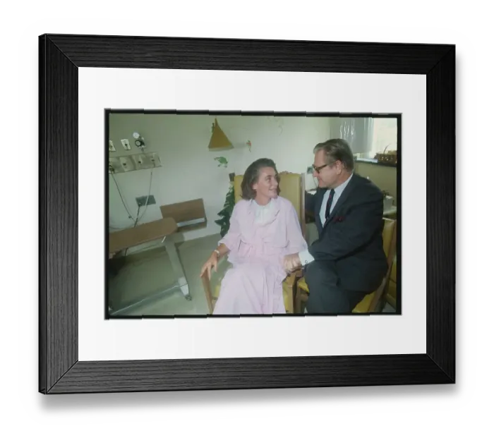 Framed Print : Happy and Nelson Rockefeller Conversing Framed Print : Happy and Nelson Rockefeller Conversing