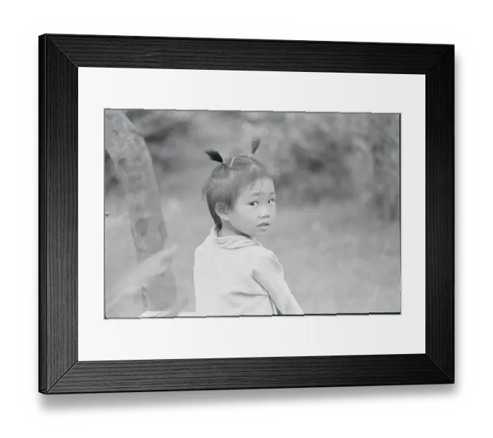 Framed Print : Girl with Pigtails Framed Print : Girl with Pigtails