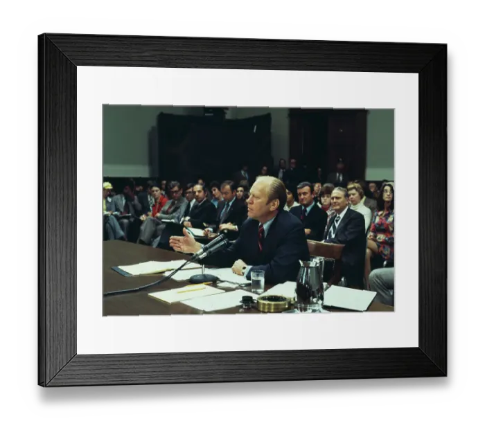 Framed Print : US President Gerald Ford Framed Print : US President Gerald Ford