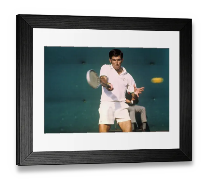 Framed Print : Ken Rosewall in Tennis Action Framed Print : Ken Rosewall in Tennis Action