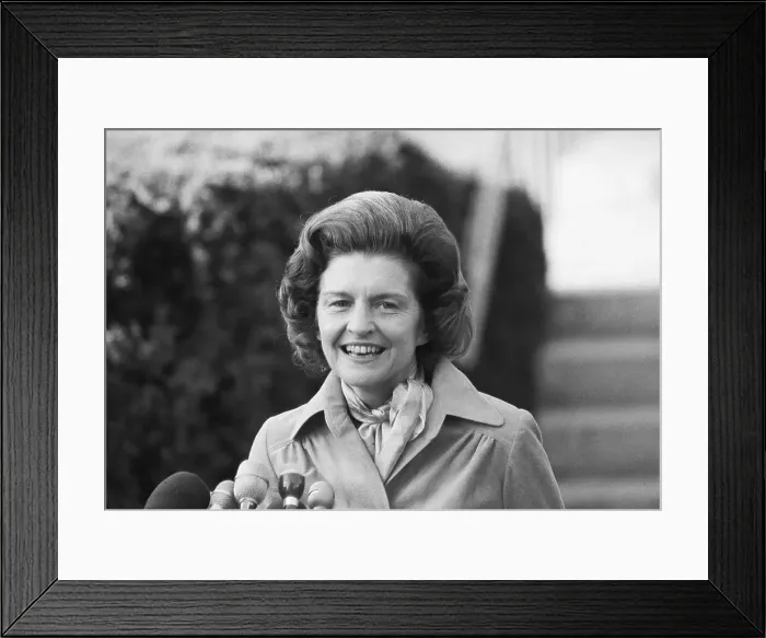 Framed Print : First Lady Betty Ford Is All Smiles Framed Print : First Lady Betty Ford Is All Smiles