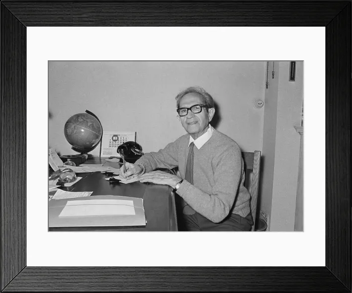 Framed Print : Nobel Prize Winner Albert Claude Framed Print : Nobel Prize Winner Albert Claude