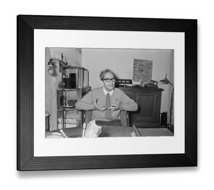 Framed Print : Nobel Prize Winner Albert Claude Framed Print : Nobel Prize Winner Albert Claude