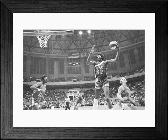 Framed Print : Moses Malone Shooting Ball Framed Print : Moses Malone Shooting Ball