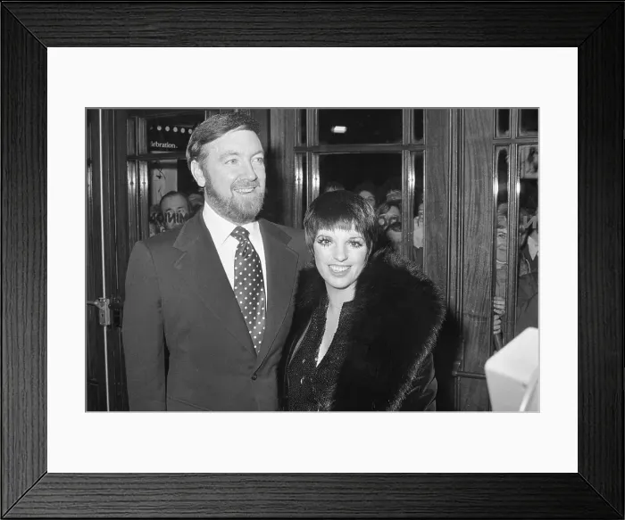 Framed Print : Liza Minnelli Arriving with Husband Jack Haley Jr Framed Print : Liza Minnelli Arriving with Husband Jack Haley Jr
