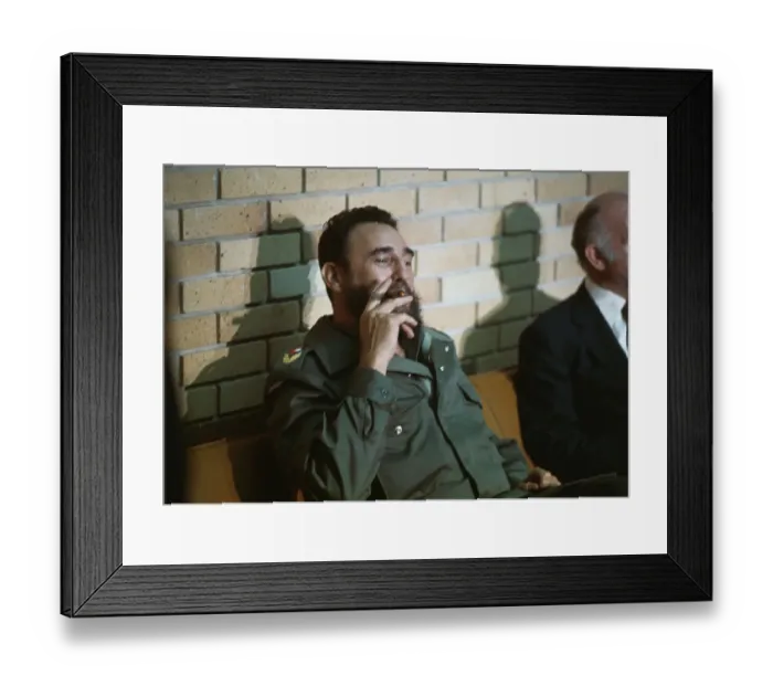 Framed Print : Cuban Prime Minister Fidel Castro Framed Print : Cuban Prime Minister Fidel Castro
