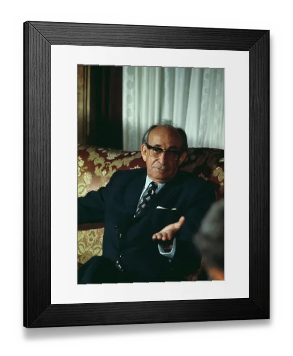 Framed Print : Cuban Politician Raul Roa Framed Print : Cuban Politician Raul Roa