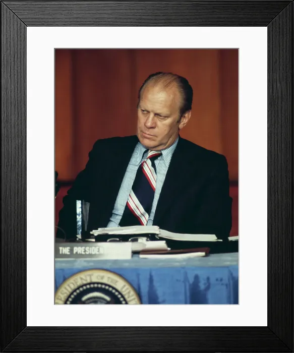 Framed Print : US President Gerald Ford