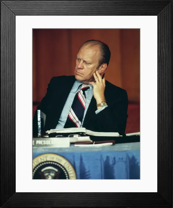 Framed Print : US President Gerald Ford Framed Print : US President Gerald Ford