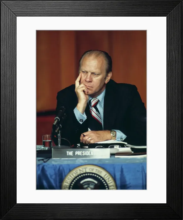 Framed Print : US President Gerald Ford Framed Print : US President Gerald Ford