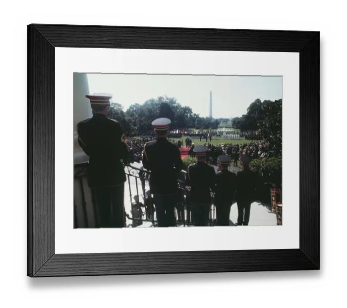 Framed Print : White House Lawn Ceremony Framed Print : White House Lawn Ceremony