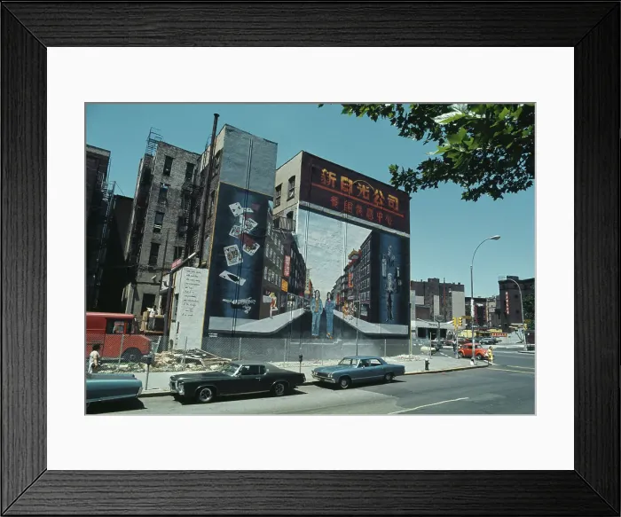 Framed Print : New Mural In Chinatown Framed Print : New Mural In Chinatown