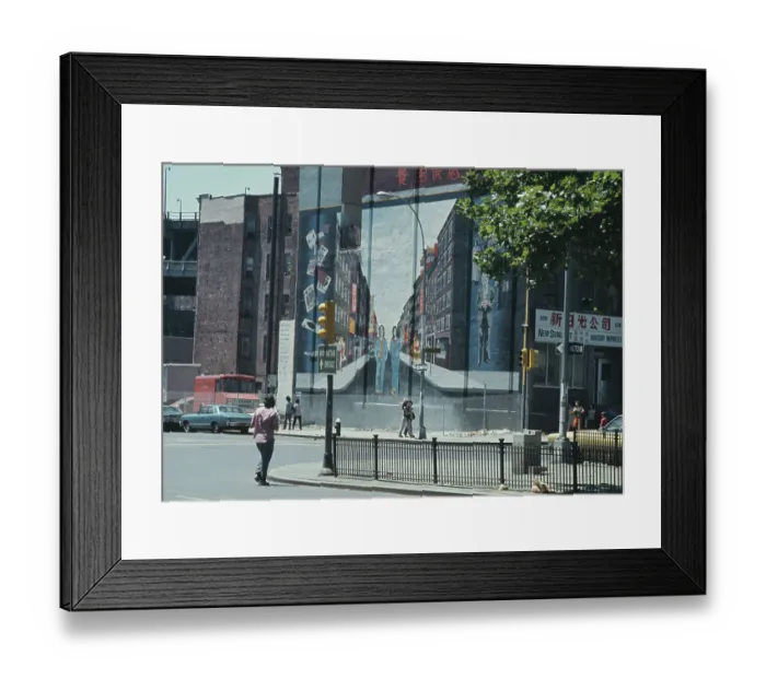 Framed Print : New Mural In Chinatown Framed Print : New Mural In Chinatown