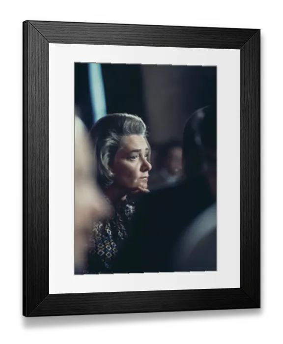 Framed Print : Happy Rockefeller At Committee Hearing