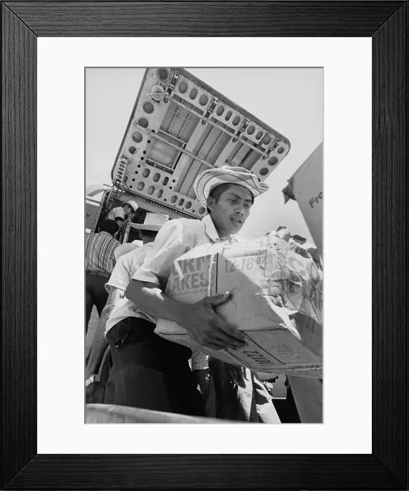 Framed Print : TAN Airlines Delivers Emergency Relief Framed Print : TAN Airlines Delivers Emergency Relief