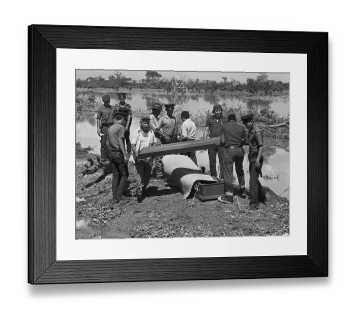 Framed Print : Victims of Hurricane Fifi Framed Print : Victims of Hurricane Fifi