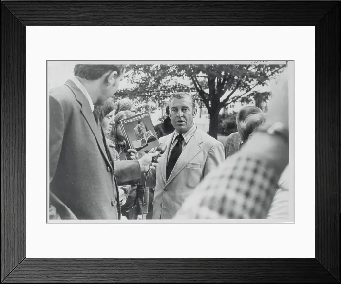 Framed Print : Reverend Ezra Graley Holding Textbooks Framed Print : Reverend Ezra Graley Holding Textbooks