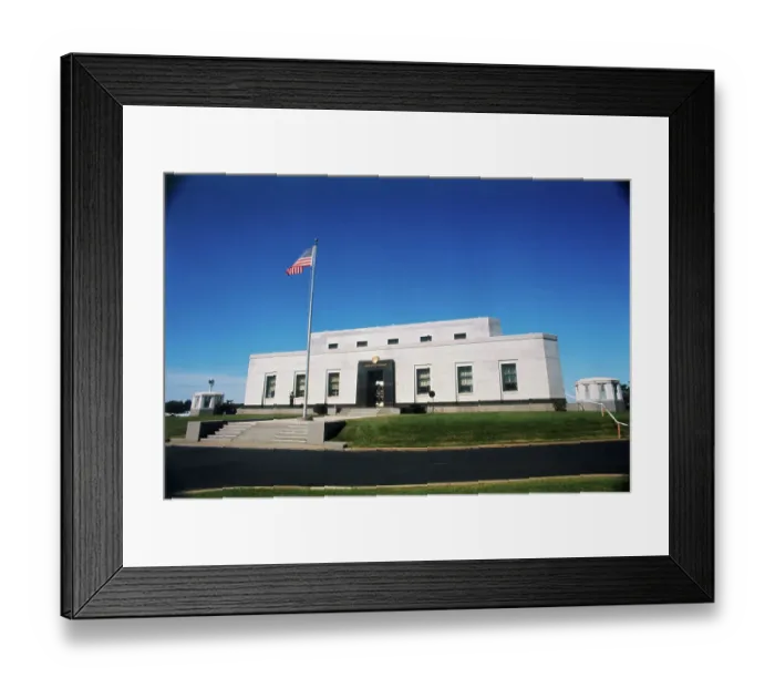Framed Print : United States Bullion Depository at Fort Knox