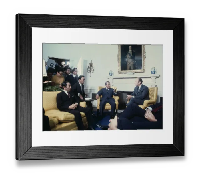 Framed Print : President Ford With Prime Minister Of Japan Framed Print : President Ford With Prime Minister Of Japan