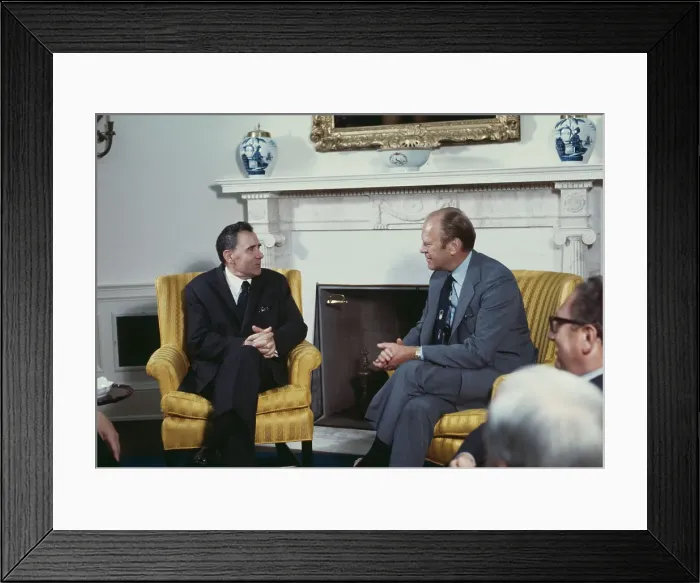 Framed Print : President Ford With Soviet Foreign Minister Framed Print : President Ford With Soviet Foreign Minister