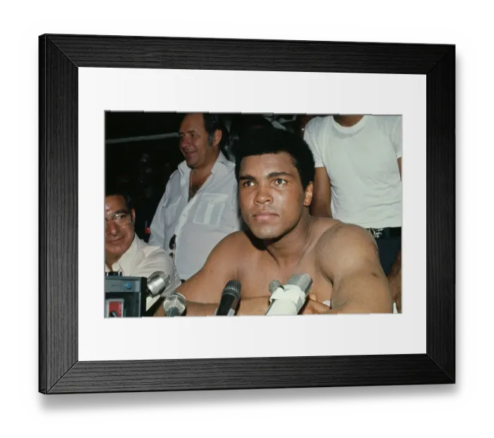 Framed Print : Muhammad Ali Press Conference Framed Print : Muhammad Ali Press Conference